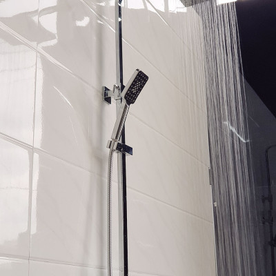 Cây sen nóng lạnh Đồng mạ Chrome Eurolife EL-SC911 (Trắng bạc)