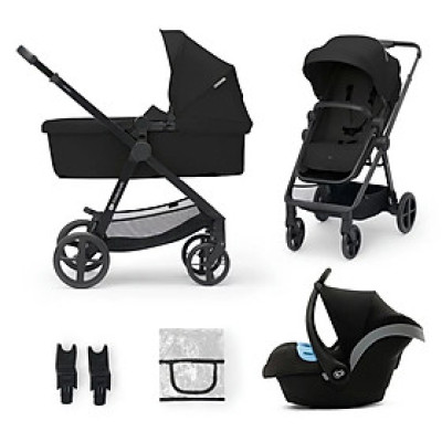 Bộ xe đẩy 3in1 Kinderkradt Newly cho bé từ 0 tháng tuổi đến 22kg - Hàng Chính hãng