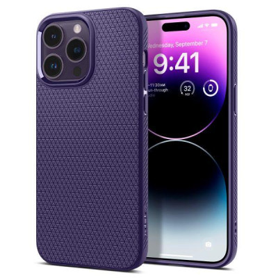 Ốp Spigen Liquid Air dành cho iPhone 14/ 14 Plus/ 14 Pro/ 14 Pro Max Công nghệ chống sốc đệm khí đạt chuẩn quân đội Mỹ Hàng Chính Hãng