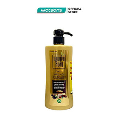 Dầu Gội Dược Liệu Nguyên Xuân Bồng Bềnh Cho Tóc Dầu Bết 450ml