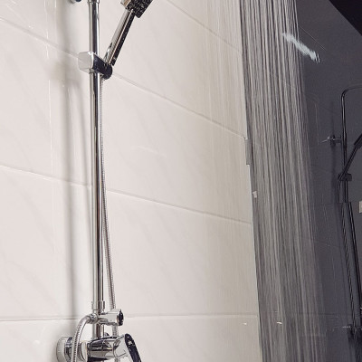 Cây sen nóng lạnh Đồng mạ Chrome Eurolife EL-SC913(Trắng bạc)