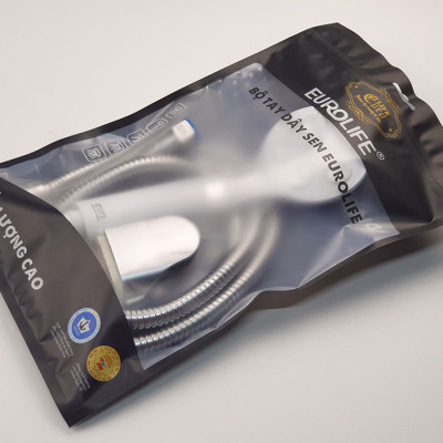 Bộ tay dây sen siêu tăng áp nhựa ABS trắng Eurolife EL-116SH