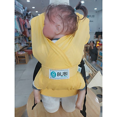 Địu vải BUBI Gen 3 - LƯỚI THOÁNG KHÍ -VÀNG CHANH