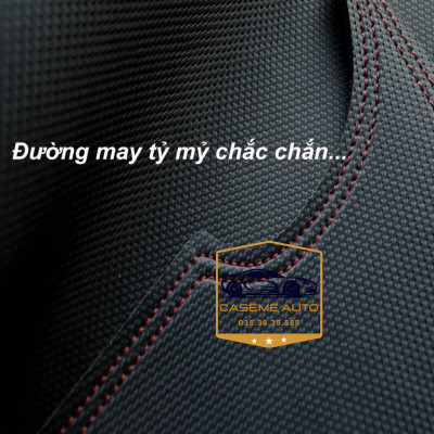 [KIA] Thảm Taplo 3 Lớp Dành Cho Các Xe Hãng KIA, Da Vân Carbon Cao Cấp - Hàng Chính Hãng