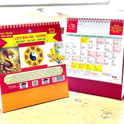 Lịch Bàn Âm - Dương 2025 (Xem ngày- Tra tuổi- Chọn việc)
