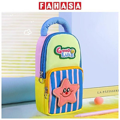 Bóp Viết Vải Tay Xách Siêu Mềm - Shunde 9160 - Màu Xanh Dương