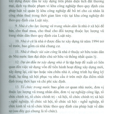 Luật Nhà Ở Và Văn Bản Hướng Dẫn Thi Hành 