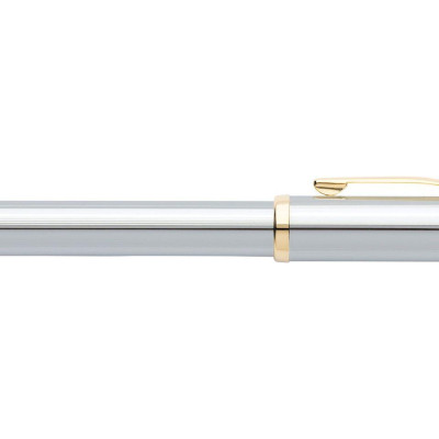 Bút Ký Doanh Nhân Cao Cấp CROSS Century II Medalist Mạ Chrome Bóng Họa Tiết Mạ Vàng 23KT