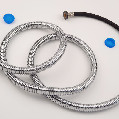 Bộ tay dây sen siêu tăng áp mặt tròn lõi lọc Vitamin C Eurolife EL-146SH (Trắng bạc)