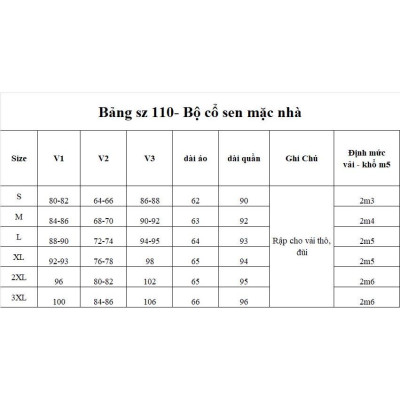 Rập giấy bộ cổ sen dài tay mã 110