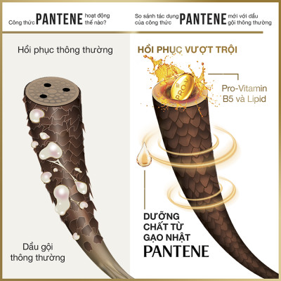 Dầu Gội Pantene Mềm Mượt Óng Ả (1200ml)