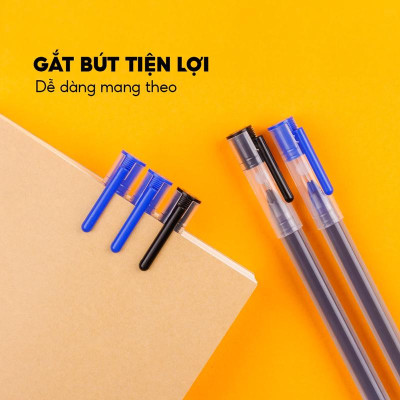 Bút Gel Flexgel 0.5 mm - Thiên Long Gel-042 - Mực Đen