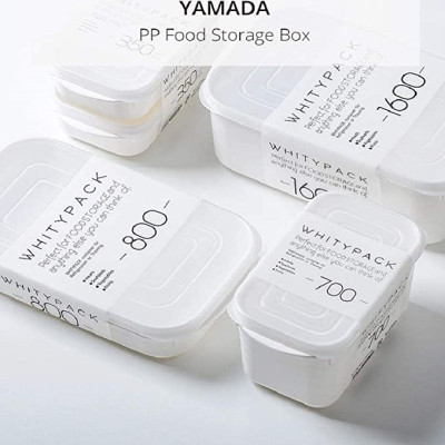 Hộp nhựa nắp mềm Whity Pack 1600ml dùng được trong lò vi sóng - nội địa Nhật Bản
