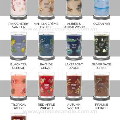 Nến ly tròn sáp đậu nành Yankee Candle size L (567g) - Lakefront Lodge