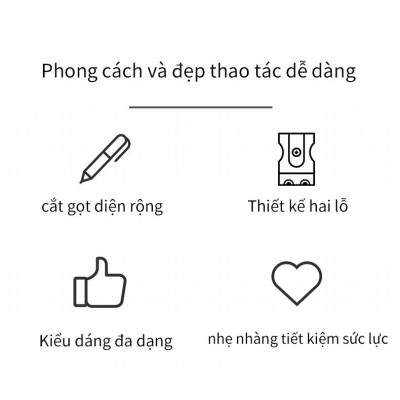 Combo 3 cái Chuốt Gọt Bút Chì BAOKE-4 Màu ngẫu nhiên-SH1702