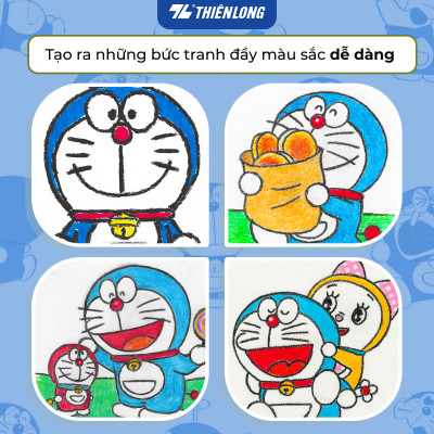 Bút sáp dầu Colokit Doraemon OP-C07/DO