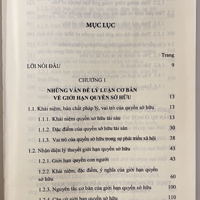 Sách - Giới Hạn Quyền Sở Hữu Theo Pháp Luật Dân Sự Việt Nam