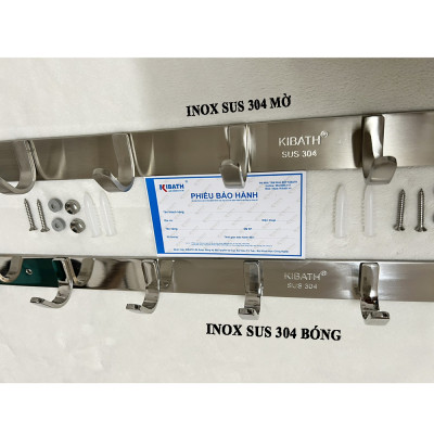 Móc Treo Quần Áo 7 Chấu Kibath Inox SUS 304 KB-405