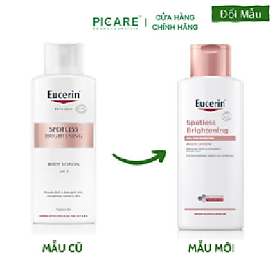Sữa Dưỡng Thể Làm Sáng Da Chống Lão Hóa Eucerin White Therapy Ultra White+ SPOTLESS Body Lotion SPF 7 (250ml)