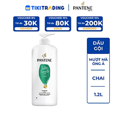 Dầu Gội Pantene Mềm Mượt Óng Ả (1200ml)