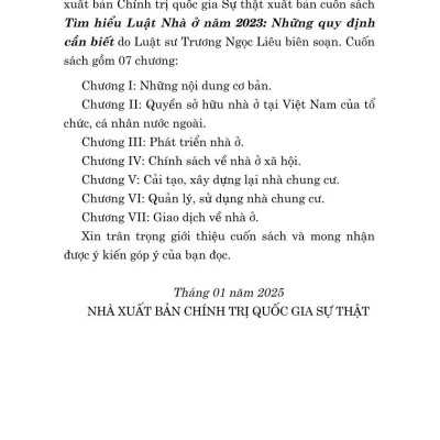 Tìm hiểu Luật Nhà ở năm 2023: Những quy định cần biết