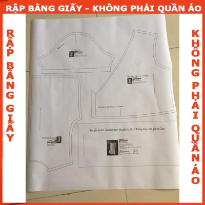 Rập giấy mã 411 (BẢN VẼ) rập đầm thun