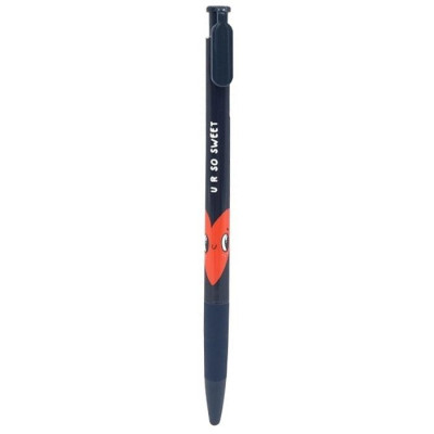 Bút Bi 0.5mm Đầu Bấm ,Thân Có Hình M&G 82776 - Xanh Đen
