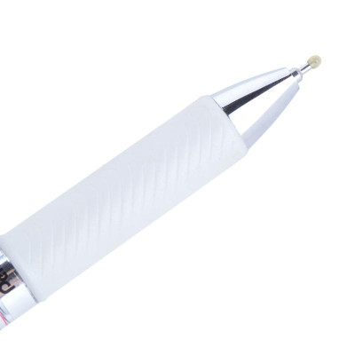 Bút Bi Gel Pentel Energel Kawall 0.5mm - BLN75KW9-C - Mực Xanh - Thân Hồng Bạc