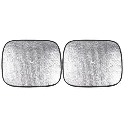 Hai Tấm Che Nắng Ô Tô Phủ Nhôm Bạc 43*35cm