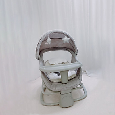 Nôi ru ngủ cho bé Mastela 4in1 kèm bàn ăn dặm, đọc sách cho bé Mastela 8113/8114 - Hàng chính hãng