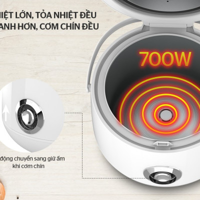 Nồi cơm điện SUNHOUSE SHD8606 - Hàng chính hãng