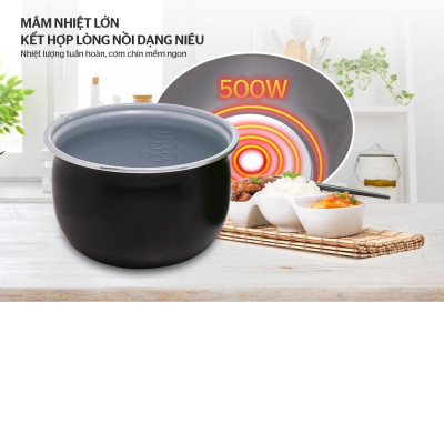 Nồi Cơm Điện 1.2L Sunhouse MaMa SHD8265 - Màu Ngẫu Nhiên - Hàng Chính Hãng