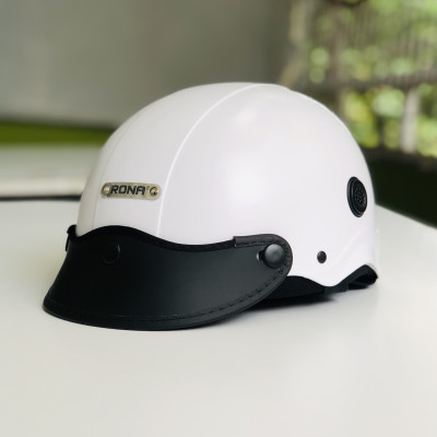 Mũ bảo hiểm xe máy 1/2 Rona R5 sơn trơn, nón freesize form nhỏ gọn chính hãng