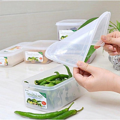 Hộp nhựa nắp dẻo 1400ml Inomata Nhật (mã 1056)
