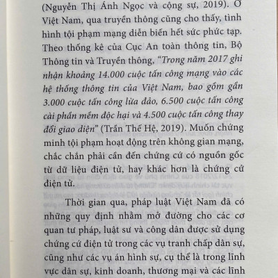 Chứng Cứ Điện Tử Trong Thực Hiện Pháp Luật