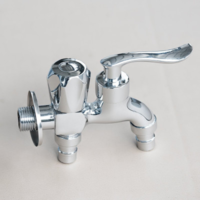 Vòi nước đa năng 2 đầu đồng mạ chorme cao cấp mẫu mới 2024 (Hàng chính hãng)