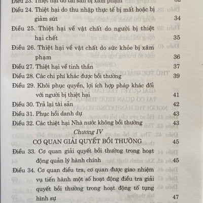 Luật Trách Nhiệm Bồi Thường Của Nhà Nước (Hiện Hành)