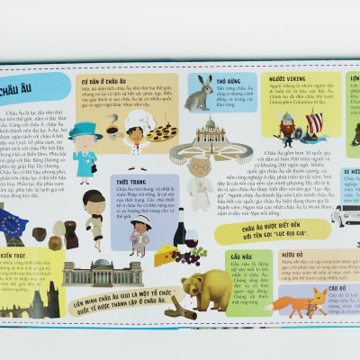 Khám phá các châu lục và đại dương qua bảy tấm bản đồ mở rộng - Đinh Tị Books