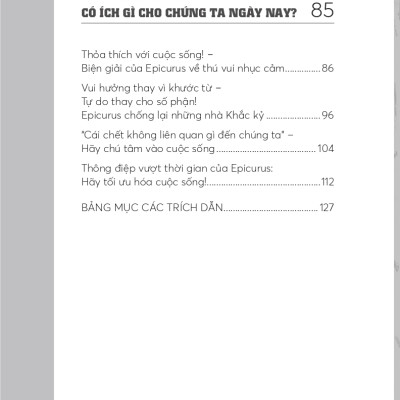 Những Nhà Tư Tưởng Lớn - Epikur Trong 60 Phút - Vanlangbooks