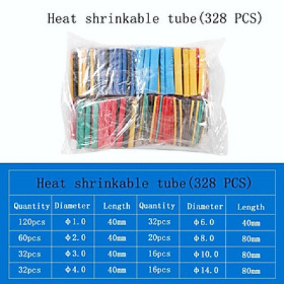 Ống Co Nhiệt 2:1 Chuyên Dụng chất lượng cao nhiều kích thước dùng để sửa chữa đồ điện bọc dây điện dường ống