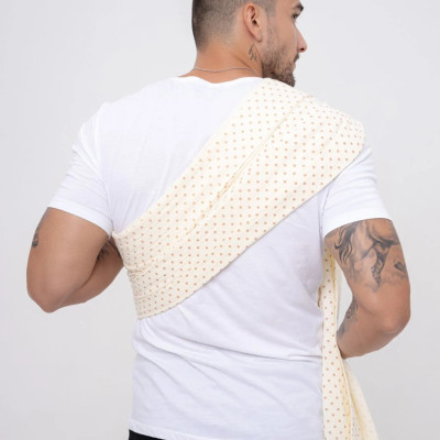 BUBI Ring Sling Gen 1 - Muslin Cotton - Thỏ hồng