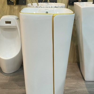 Bồn lavabo Juno Sofa mẫu đứng mới nhất hiện nay kích thước 42 x 35 x 84cm