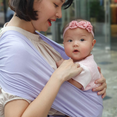 [Cao Cấp] Địu Vải Em Bé Sling Baby Sling Flex/Flex Plus Dễ Địu Êm Vai An Toàn Cho Bé 0–24 Tháng