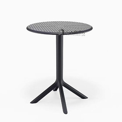 Bàn cafe nhựa đúc tròn 60 cm TE1545-06S Nội thất Capta Bàn trà Bàn tiếp khách để ngoài trời (có mái che) outdoor table