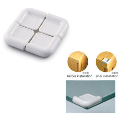 BỘ 4 NÚT NHỰA CHẶN GÓC BÀN AN TOÀN CHO BÉ KUKU - KU5356