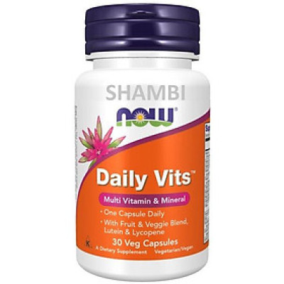 Viên Uống NOW FOODS Daily Vits Bổ Sung Vitamin, Khoáng Chất Cần Thiết Cho Cơ Thể Lọ 30 Viên