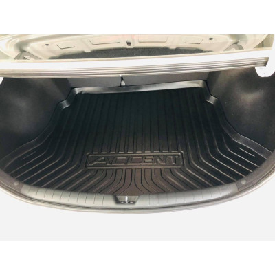 Lót cốp cho xe Hyundai Accent 2018 - 2020- 2021, nhựa dẻo cao cấp