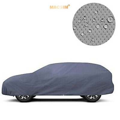Bạt phủ ô tô chất liệu vải không dệt 3 lớp cao cấp thương hiệu MACSIM cho xe ô tô Mazda CX8- màu ghi