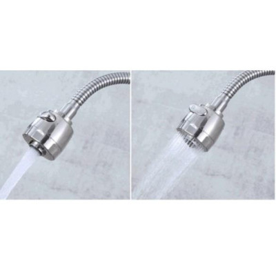 Vòi rửa chén cắm chậu cần mềm inox 304 siêu bền
