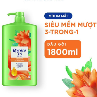 Dầu Gội Rejoice Siêu Mượt Chai 1800ML